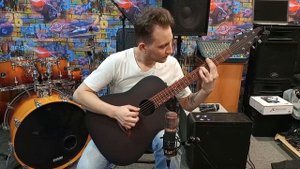 Гитара карбон, акустика 6 струн.