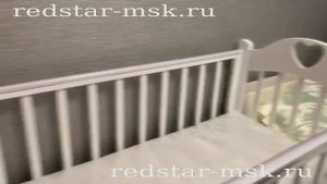 Детская кроватка Красная Звезда Можга Любаша С635 и комод С439