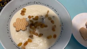 Рецепт манной каши и развивающее новогоднее стихотворение для детей!