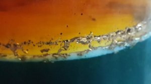 Растворение в серной кислоте часть первая