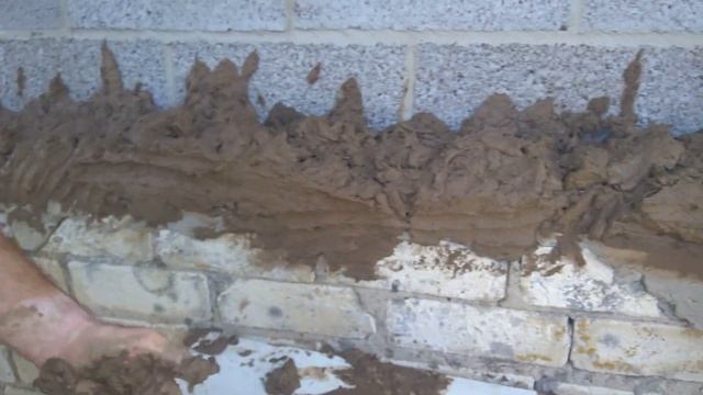 Стрительство стенки из глины. смотреть онлайн