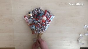 Сладкий букет для мальчика Candy bouquet  Детский букет своими руками