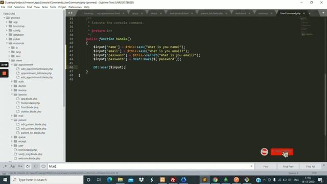 Create Custom Artisan command Tutorial in Hindi | laravel 8.0 смотреть онлайн