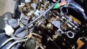 Регулировка клапанов и частичная разборка двигателя мотоцикла Suzuki gsx 600f катана