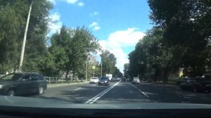 На машине по городу Самара.  Улица Физкультурная, после ремонта.