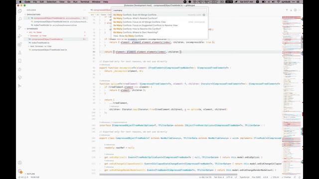 SoManyConflicts (A VSCode extension to help developers resolve multiple merge conflicts.) смотреть онлайн