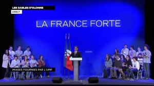 En meeting, Sarkozy se plaint d&#39;un journaliste qui fait un direct