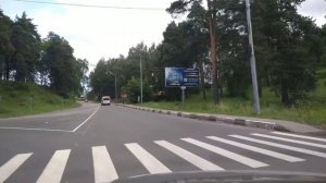 Еду мимо ЖД моста в Хотьково.