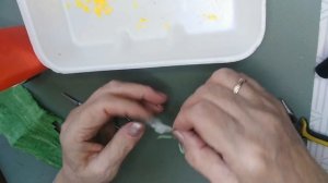 МК - Веточка Мимозы)) Миниатюра для ватных игрушек.