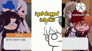 fatuiharbinger react to kunikuzushi || Scaramouche || Genshin impact react