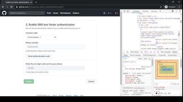 GitHub OTP exploit | 2-Factor Authentication using Cross-Site Scripting(XSS) for unlisted countries