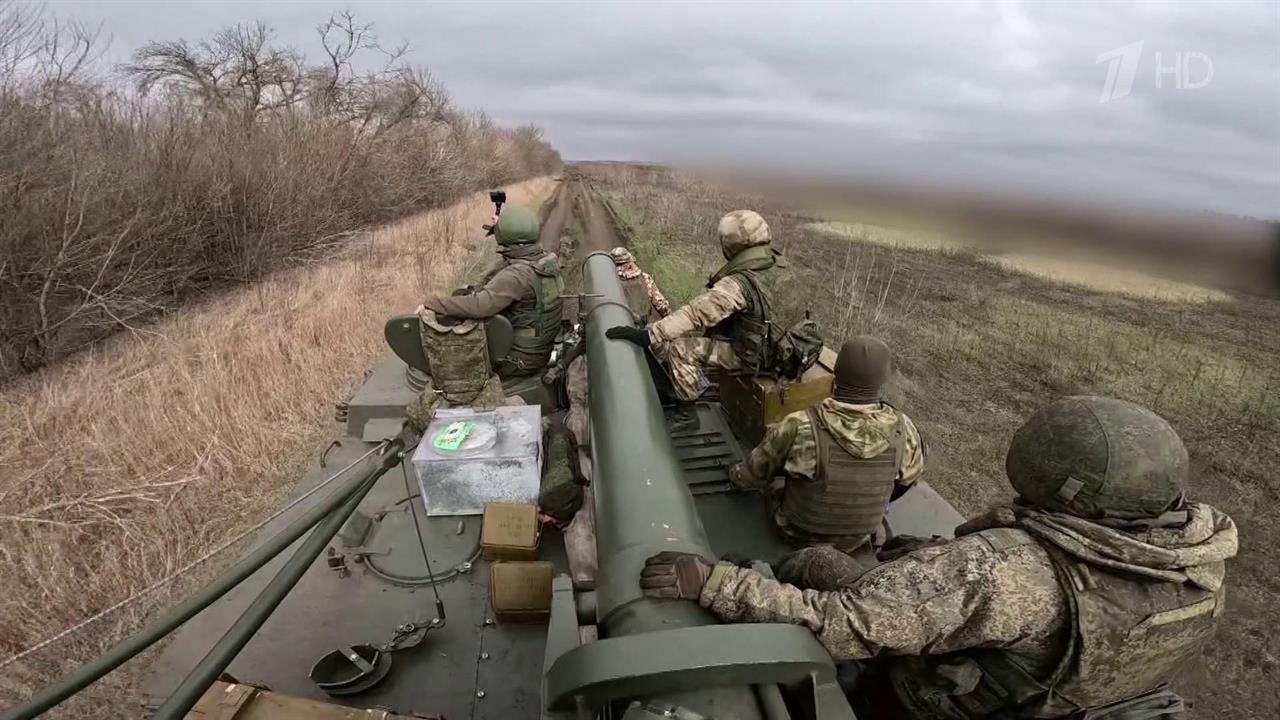 Наступление российской пехоты поддерживает самый мощный миномет в мире "Тюльпан"