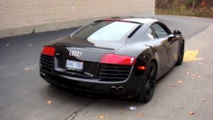Audi R8 V8 Tubi Style Exhaust Loud Version