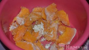 Тыква с плавленым сыром