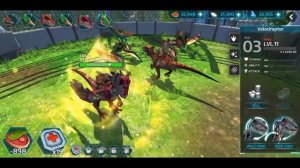 Dino Tamers - Jurassic Riding MMO: Hatch Egg Get Super VELOCIRAPTOR Max Evolve |Android Gameplay
