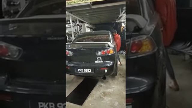 Proton Inspira stock 4b11t , testing new custom exhaust system