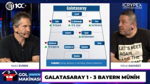 Galatasaray 1 - 3 Bayern Münih Maç Sonu | Nihat Kahveci, Nebil Evren #UCL