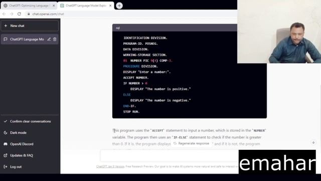 ChatGPT Writes COBOL Program for me :) смотреть онлайн