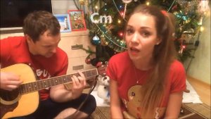 Лера МАССКВА - На седьмом этаже. Русские хиты на гитаре. С аккордами.