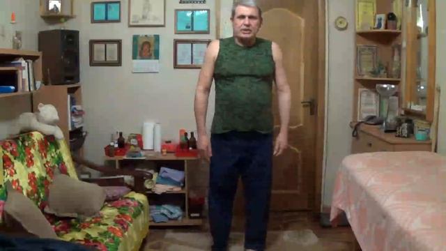 Урок7.Упражнения для мышщ голени, бедра и массаж живота.