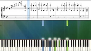 Albéniz - Asturias (easy piano tutorial slow)