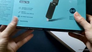 ASMR Unboxing - TP-Link AC1300  TP-Link Wifi Adapter Archer T4U  MU-MIMO Wireless  2.4Ghz+5Ghz