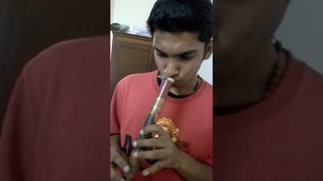 Robin from Bangalore plays indonesian Flute смотреть онлайн