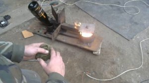 Горелка на отработке для буржуйки
