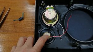 Aiwa NSX-v25 part1 Покраска динамиков, Проверка супертвитера