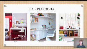 Организация пространства в детской комнате.