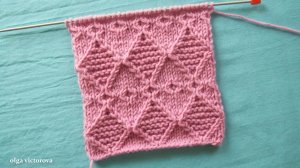 РЕЛЬЕФНЫЙ УЗОР СПИЦАМИ 122 Вязание Узоры спицами
