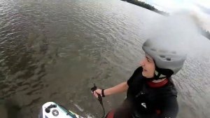 Первый раз на Jetsurf Отмечаю День рождения на волне