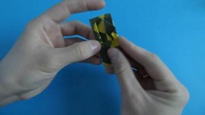 Как сделать танк из бумаги оригами видео
