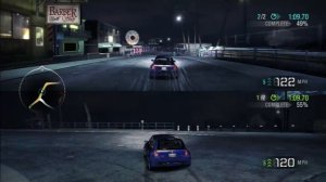 Need for Speed  Carbon   Split Screen 10 Renault Clio V6 Face Off