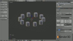 Инструмент Spin (вращение) в Blender