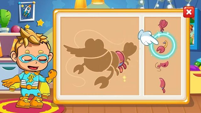 Vlad and Nikki Puzzle Game #2 (Robots and Fishes) смотреть онлайн