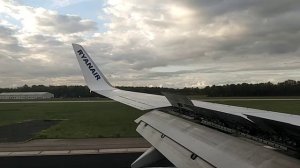 Landing at Eindhoven Airport.