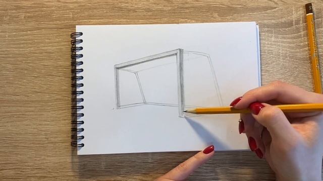 Как нарисовать футбольные ворота карандашом | Рисунок для начинающих поэтапно смотреть онлайн
