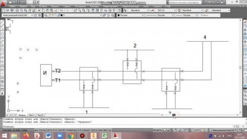 Построение монтажной схемы