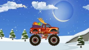 Монстр трак. На машинке везем сюрпризы малышам