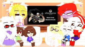 Undertale react to sans Aus by Am Undertale Universe (Gacha nox)