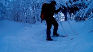 Способы подъема в гору на лыжах - лесенка