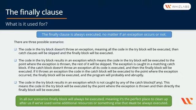 Exception Handling in Java | Advanced Java Course | Whizlabs