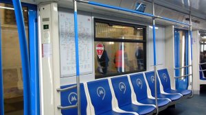 81-765 "Москва" на Кольцевой линии, парад поездов. 13 мая 2017 год