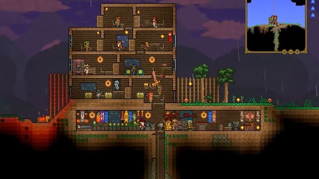 Опа, это не minecraft [Terraria 1 2 l ХАРДМОД] Добываем руду 2 часть смотреть онлайн