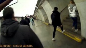 Калужско-Рижская и Сокольническая линии перегон Третьяковская - Комсомольская + Новый информатор