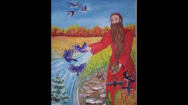 Сказки В.И. Даля. Мои иллюстрации. Старик годовик. Медведь-половинщик. смотреть онлайн