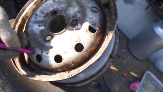 Как переделать диски под 3 болта? смотреть онлайн