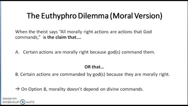 Overview of Divine Command Theory смотреть онлайн