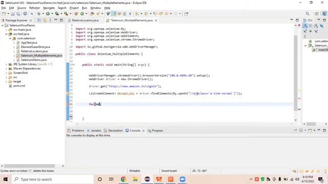 Selenium 4-Part-7 Relative Locators with Multiple Elements